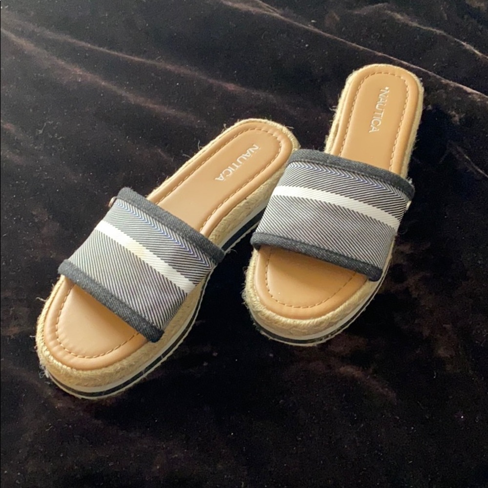Náutica platform sandals sz7.5